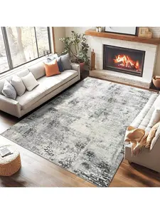 AHomore Area Rugs For Bedroom Living Room , Modern Abstract Entryway Area Rug Indoor, Boho Vintage Machine Washable Rug, Low Pile Non Slip Dining Room Study Office Carpet