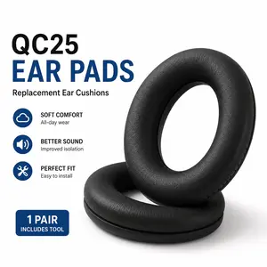 REPLACEMENT EAR PADS FOR BOSE QC25 HEADPHONES