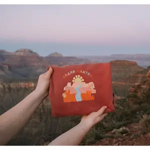 Grand Canyon National Park Embroidered Retro Vintage Style Red Sweatshirt, National Park Lover Gift, Granola Girl Aesthetic