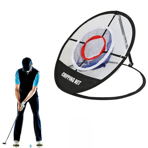 Golf Practice Net with Three-Layer Chipping Net Set, Portable Golf Target for Precision and Swing Training, Essential Golf Training Equipment, Golf Accessories, Golf Training Tool, Golf Item
