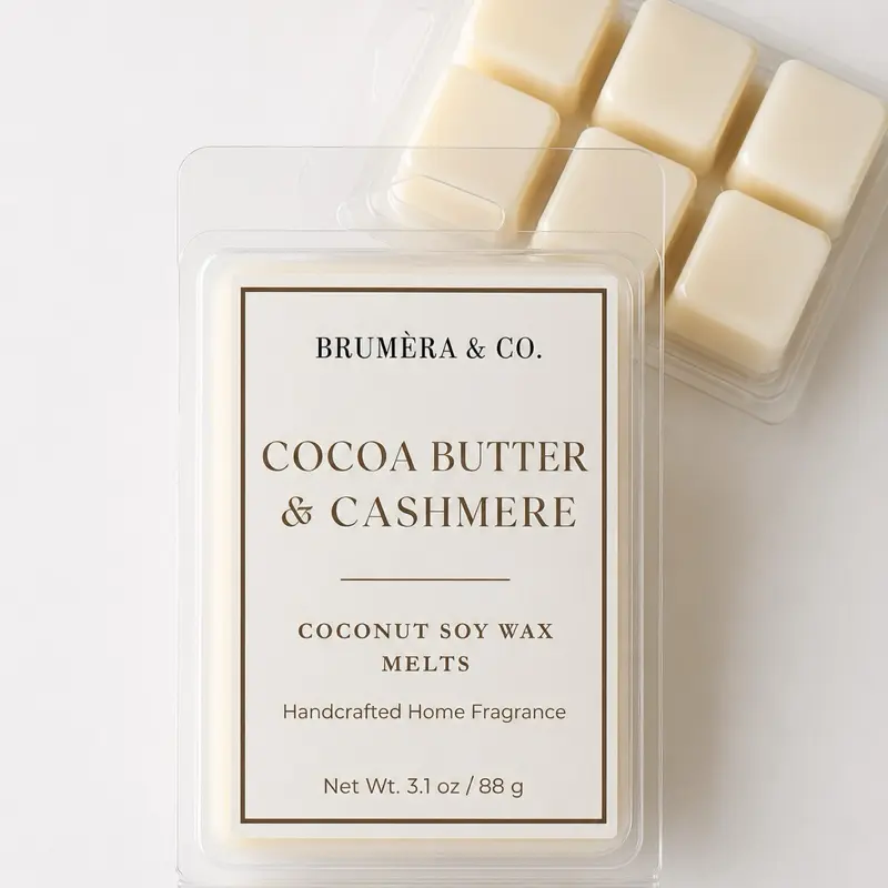 Cocoa Butter & Cashmere Coconut Soy Wax Melts | Luxury Home Fragrance