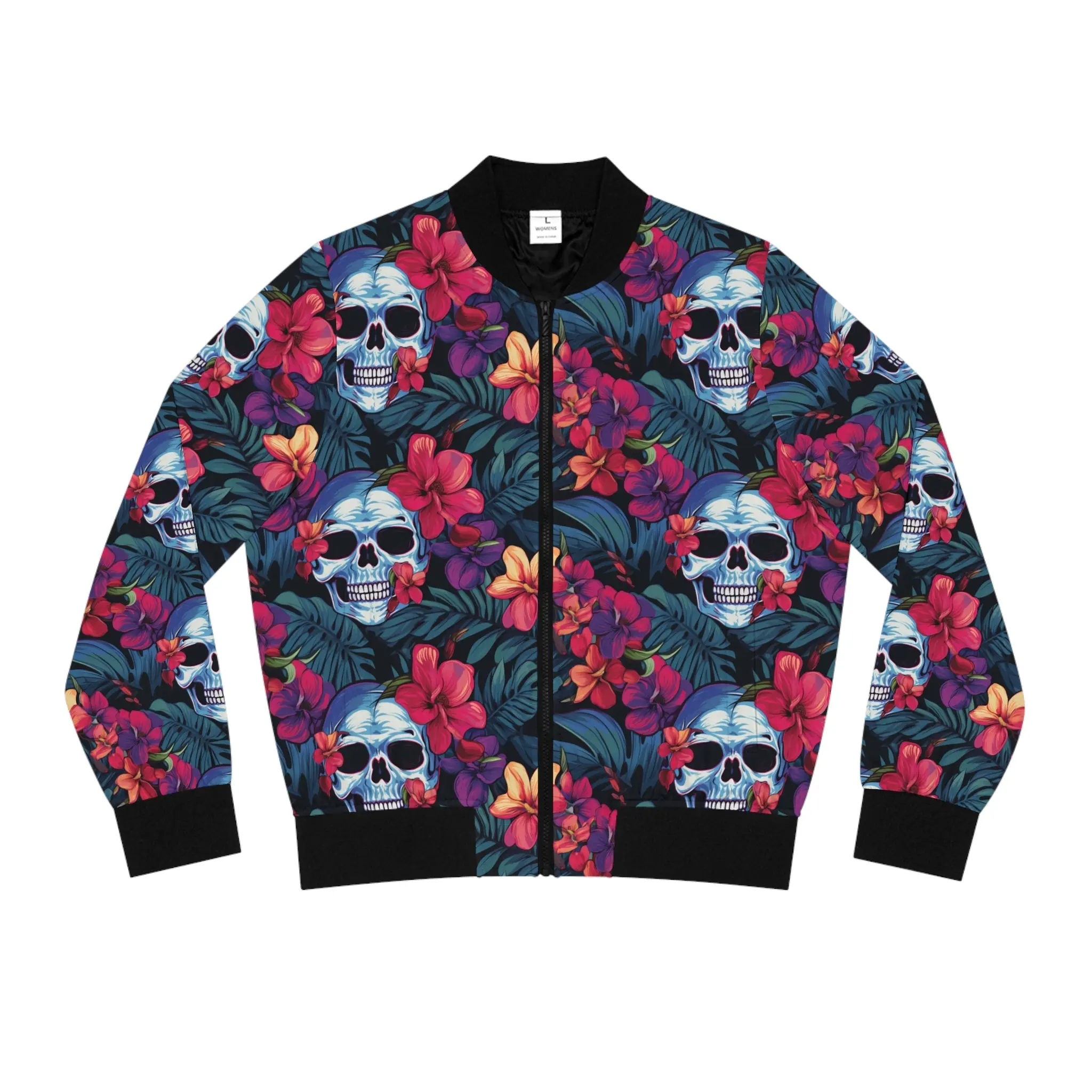 Ailani Skull Women's Bomber Jacket