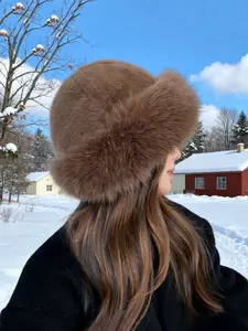 Women's Fuzzy Winter Hat, Windproof, Cold-Resistant, Breathable Fisherman Cap, 4 Colors, Fall and Winter Fashion