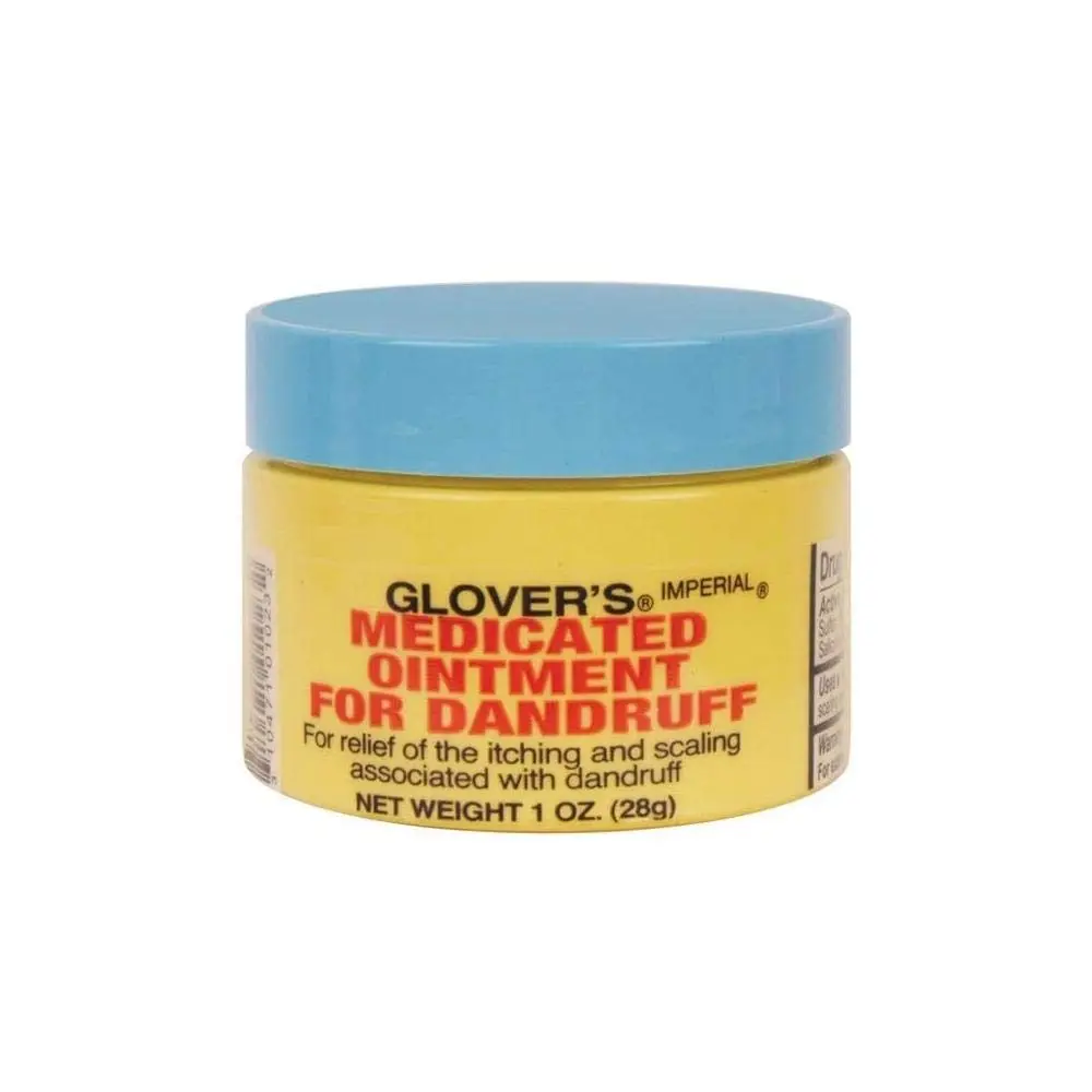 Glover's Medicated Ointment - Coconut Scent & Monoi Infused Dandruff Treatment, Hydrating Scalp Care & Hair Cream for Adults, 1 Oz, Glovers, Nourishing, Moisturizes, Conditioning, Ointments, Unisex, Tropical, 1Oz