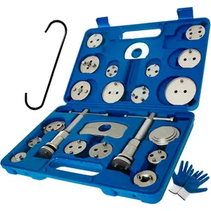 Brake Caliper Tool Heavy Duty Brake Caliper Compression Tool Blue 24pc