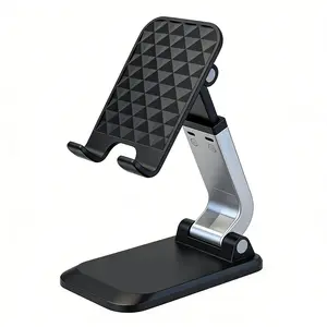 Multifunctional Foldable Phone Stand, Adjustable Angle Smartphone Holder, Portable Desk Accessory for iPhone 17/16/15/14/13 Pro Max/air