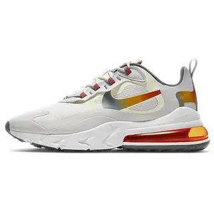 Nike Air Max 270 React Retro Casual Running Shoes for Men and Women – Lightweight, Cushioned, Fabric and Synthetic Upper Verifiable, with credentials and supporting global authentication