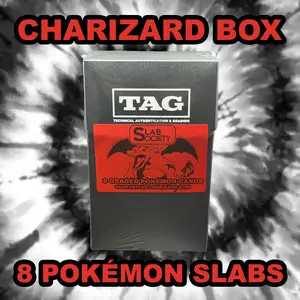 All Grades Charizard Chase Box - 8 Graded Pokémon Cards w/ Guaranteed Charizard- NINE CHASES!
