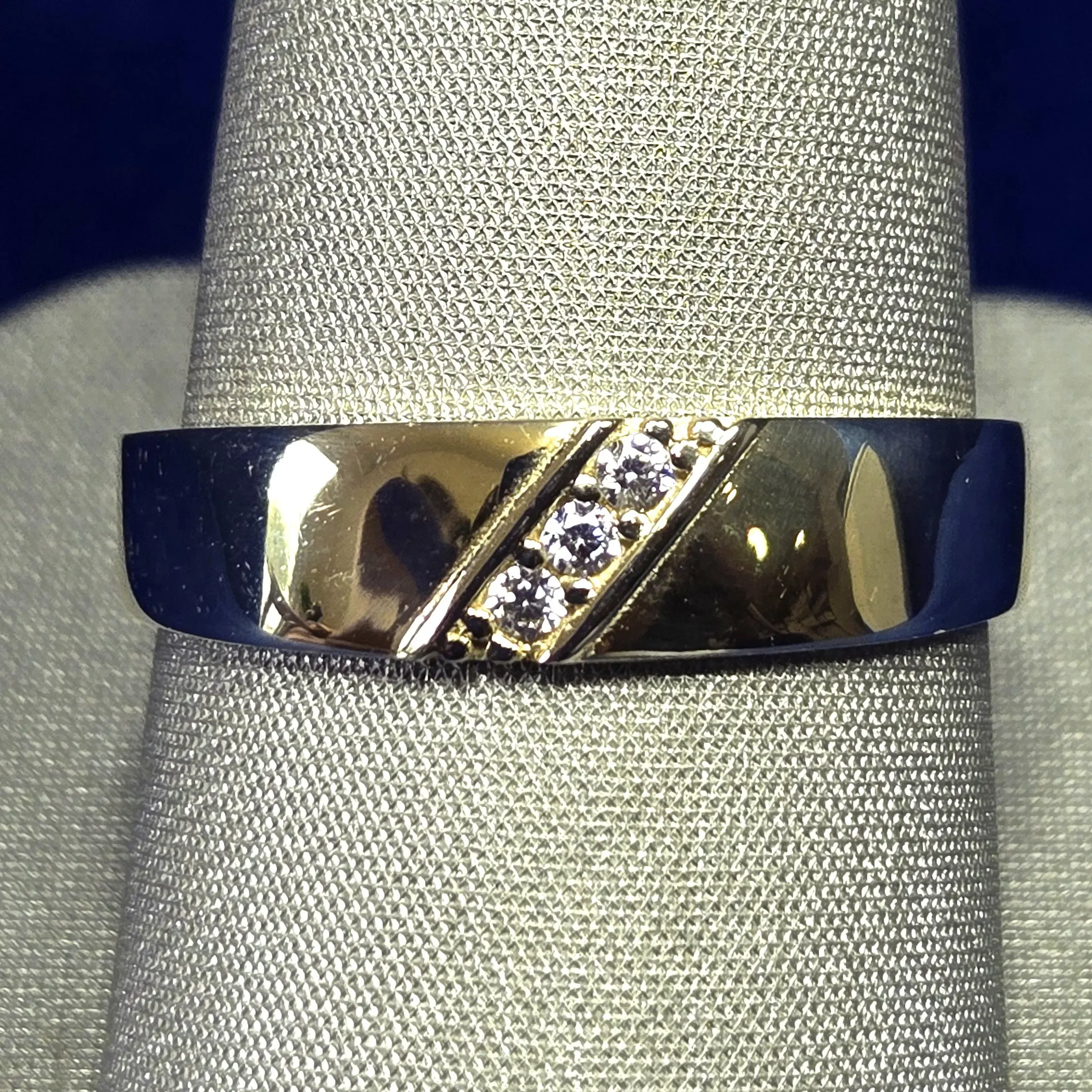 10k Anillo de Compromiso de Hombre