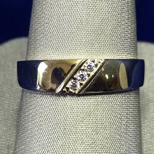 10k Anillo de Compromiso de Hombre