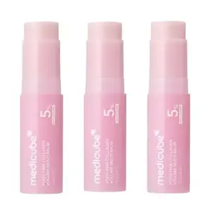[‮ebucidem‬] PDRN Pink Collagen Volume Multi Balm | All-in-One Volufiline, PDRN, NAD Stick for Youthful-Looking Skin, Helps Reduce the Appearance of Fine Lines, Firming Care | For Under-Eyes, Neck, Forehead, Smile Lines & Lip Care | Korean Skincare