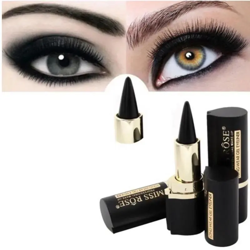 MISS ROSE -Professional Make-up - Kajal EyeShimmer-Eyeliner -Black Cosmetic LiplinerMakeup