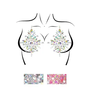 Cambria Jewels Sticker Nipple Pasties & Body Glitter Set