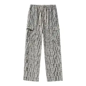 Men's Casual Cargo Pants, Lightweight Loose Straight Leg Multi-Pocket Design, Comfortable Workwear Style for Everyday Use