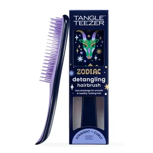 Tangle Teezer Zodiac Ultimate Detangler Hairbrush for Wet & Dry Hair, Eliminates Knots & Reduces Breakage for All Hair Types, Capricorn
