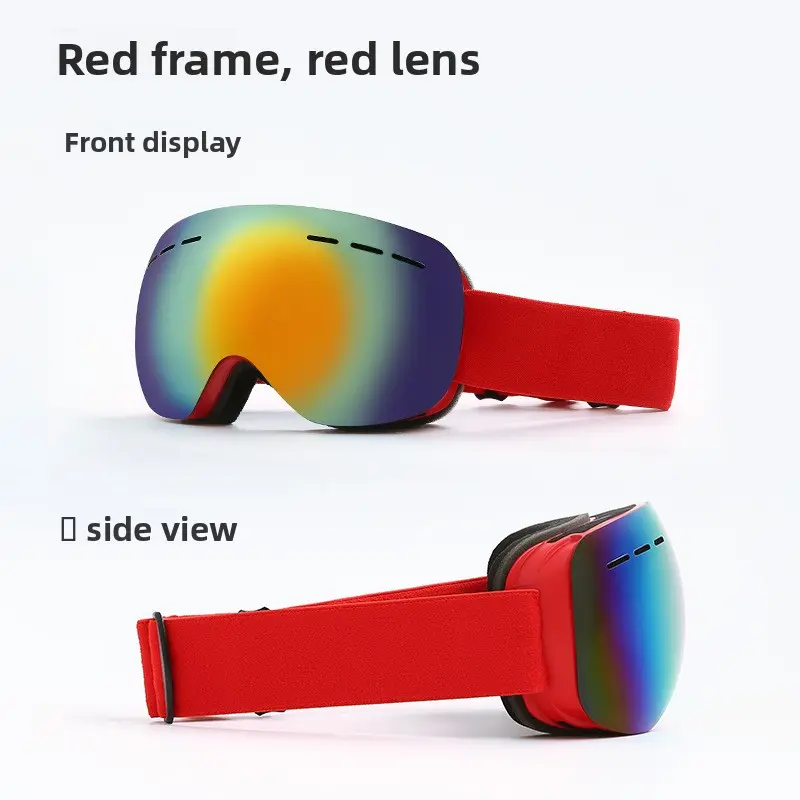 Red frame, red lens