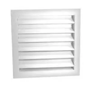 Ll Building Products DA1212W White Aluminum Dual Louvers- 12 x 12 In.