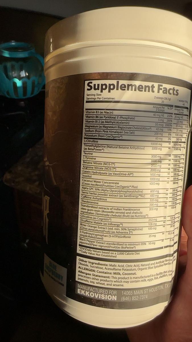 Item: ZERO TINGLE, Blue Raspberry