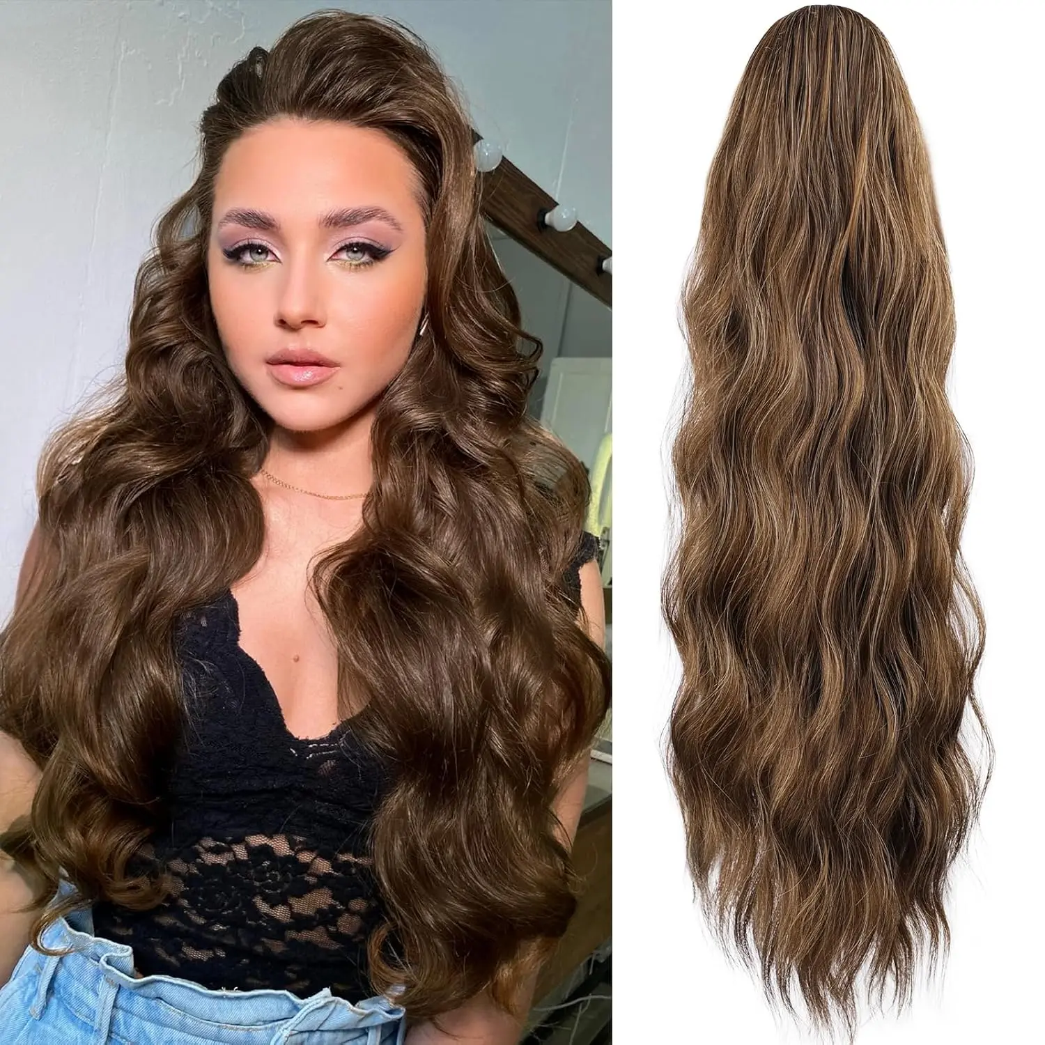 Medium Brown Mix Natural BIonde