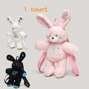 Adorable Rabbit Backpack for Kids, Playful Backpack, Cute Plush Carpincho Toy Bag, Fun Backpack, Fashionable Casual Bookbag, School Backpacks, Perfect for School and Play