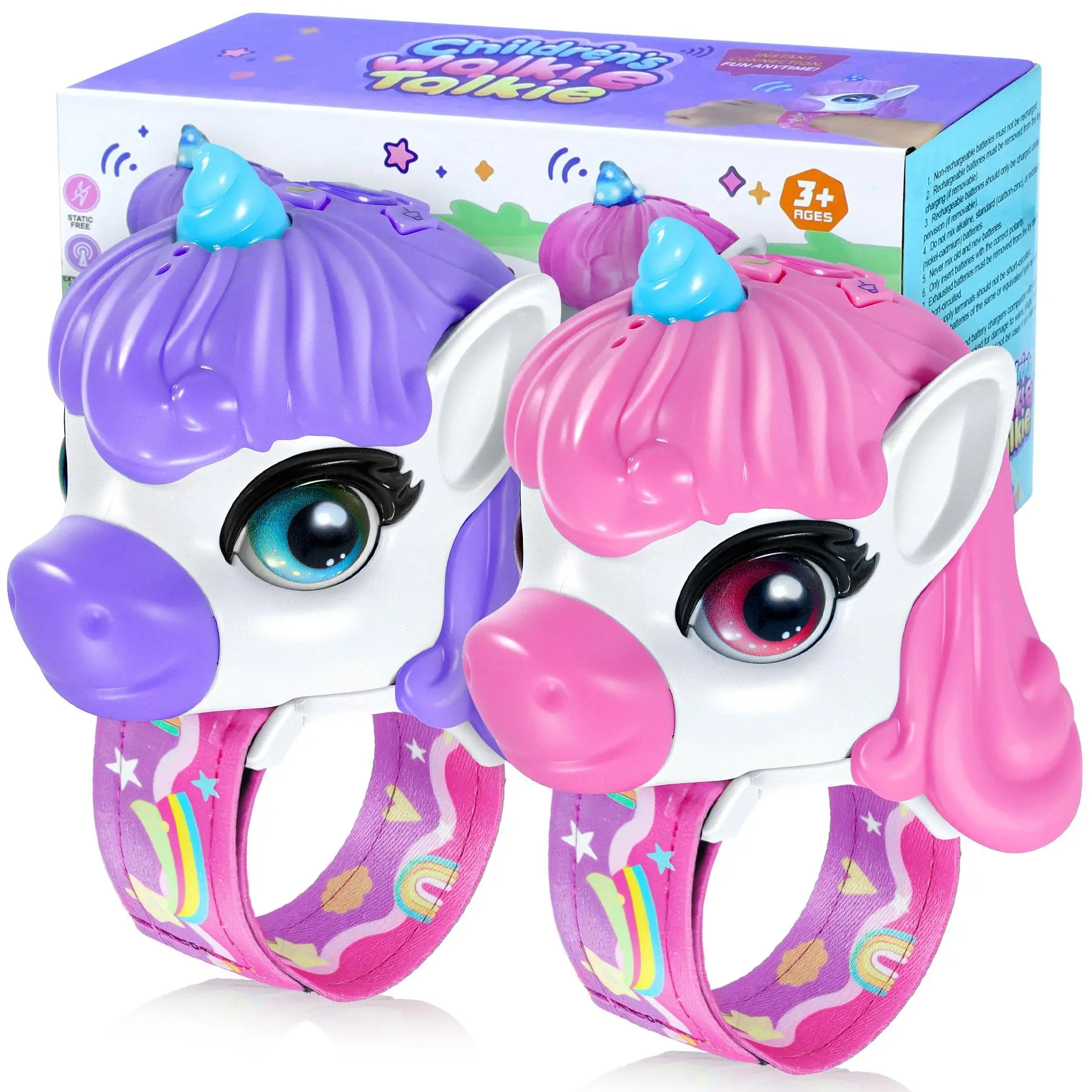 Pink + Purple Wristband（2pack）