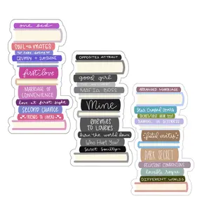 Book Trope Book Stack Sticker