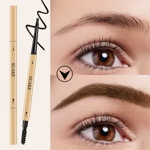 Waterproof Sweat-Proof Eyebrow Pencil, Long-Lasting Natural Look, Compact and Portable, Ideal for On-The-Go Use, Single Stick Design
