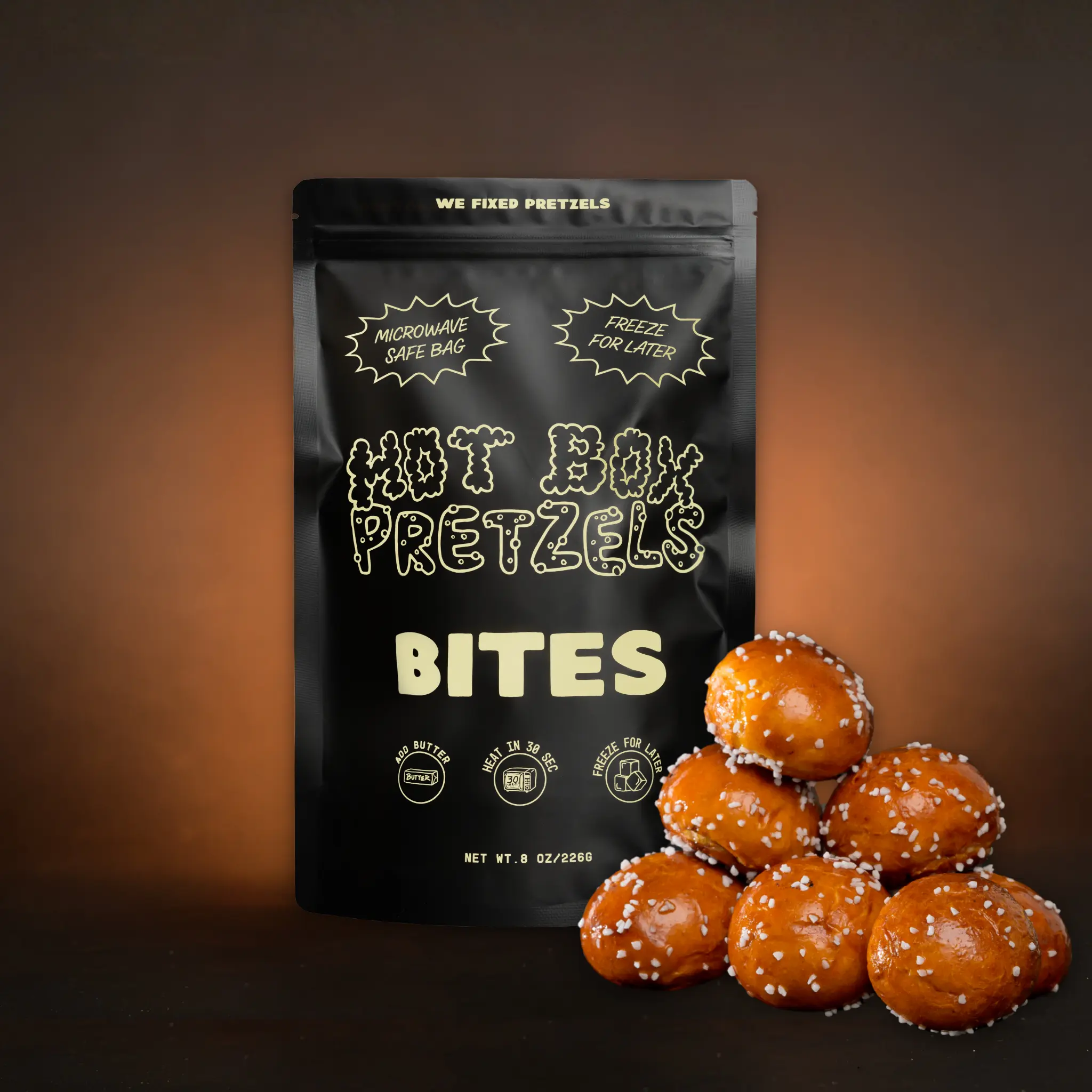 Salt Soft pretzel Bites Bag (14 bites per bag)