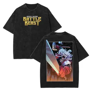 Battle Beast - THOKK Invincble Universe T-shirt 100% Cotton High Quality Tee-shirt Mens Cartoon Graphic Tshirt Tees Invincble war