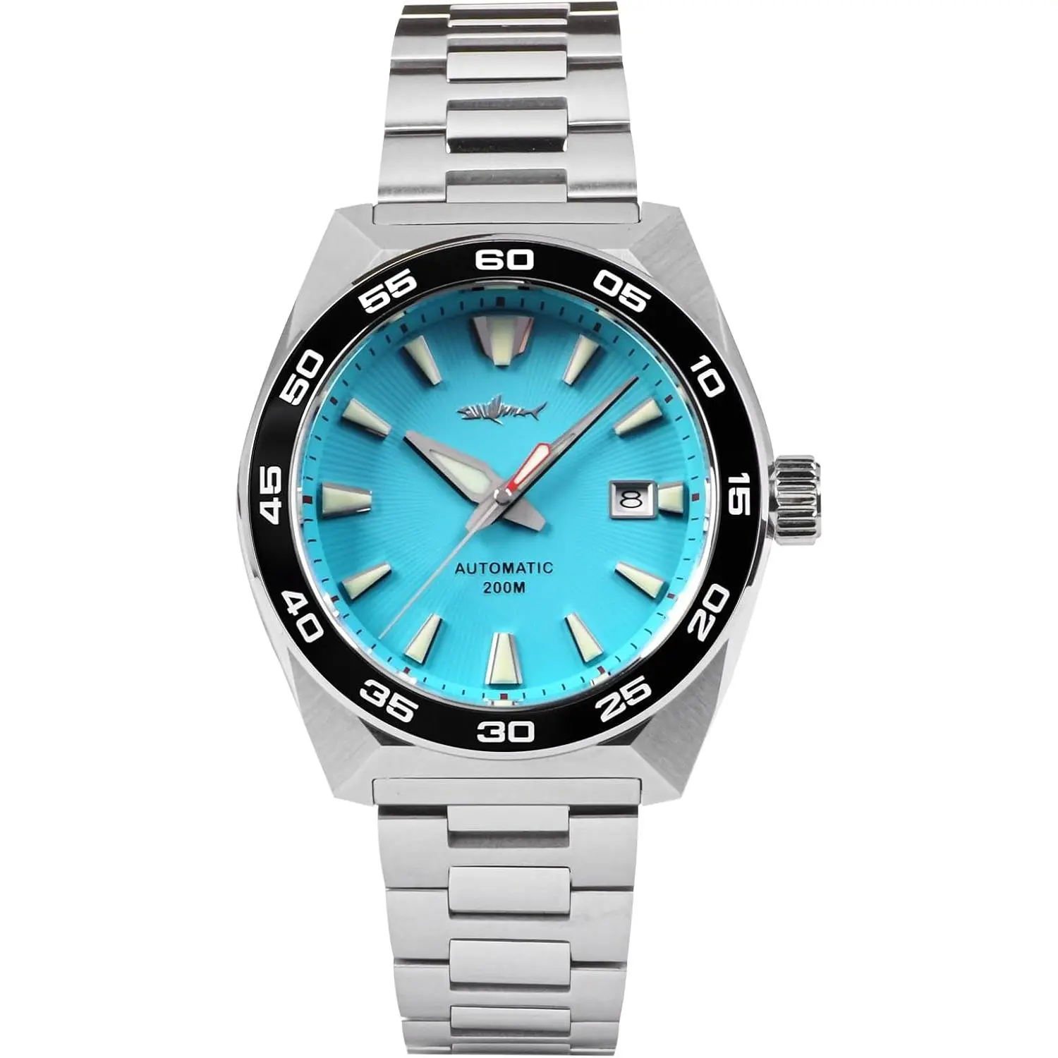 Heimdallr Mens 43mm Automatic Diver Watch 200M Water Resistant C3 Lume