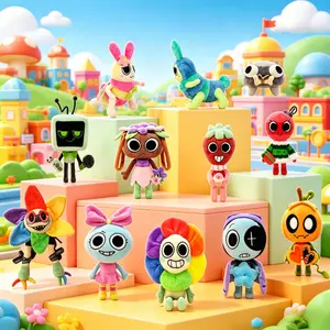 Dandy's World Plushies, Kawaii Soft Stuffed Figures for Boys Girls, Ideal Holiday Birthday Present for Game Lovers & Collectors