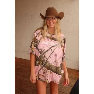 PINK Camo Cowboy Pillows®️ Tee