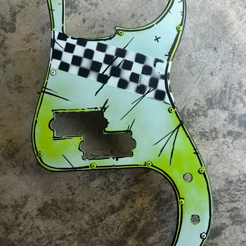Custom P-Bass Pick-guard By Capn’ Crepitis
