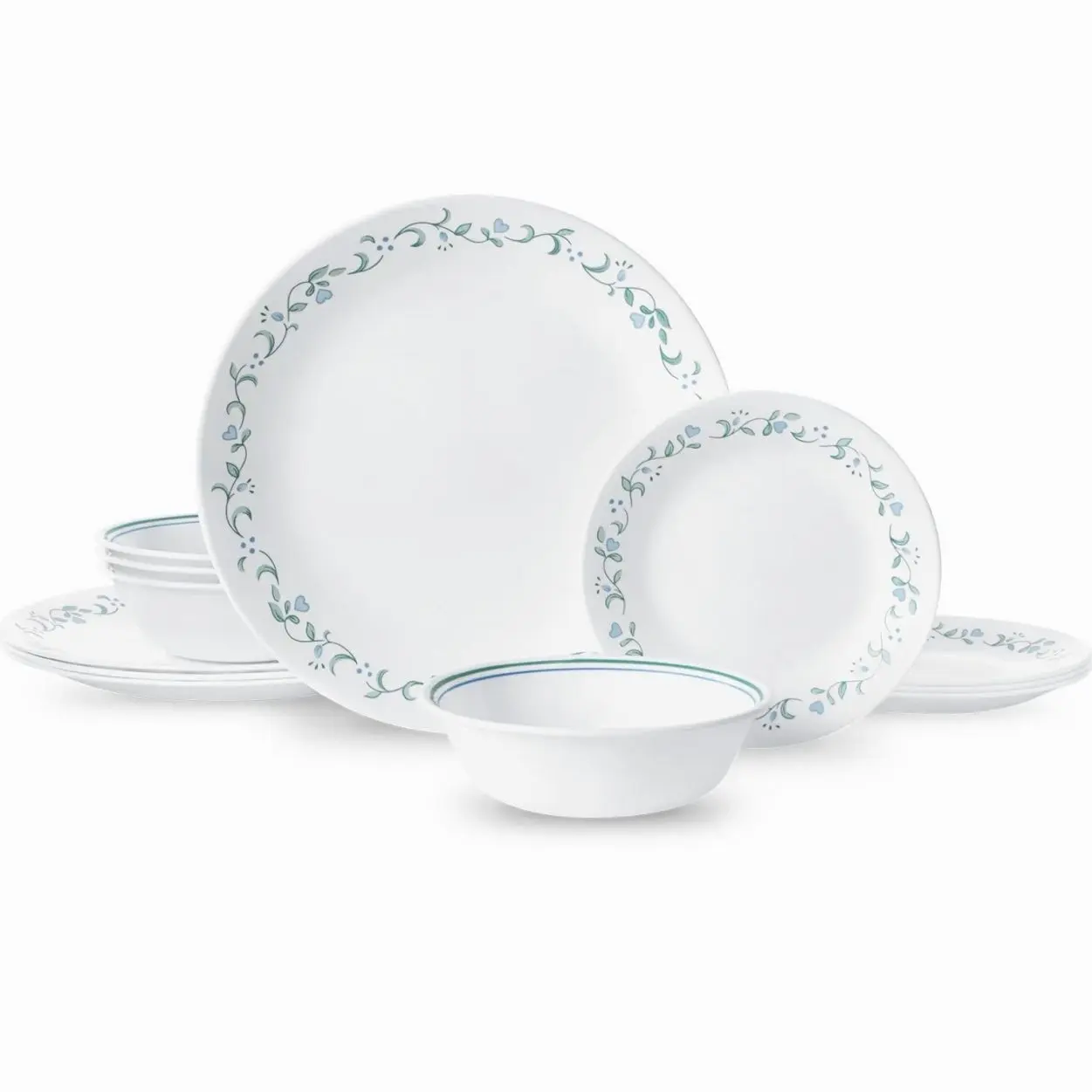 12-Piece Glass Dinnerware Set (Service for 4)