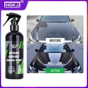 300ml HGKJ S6 Ceramic Coating Spray, Fast Nano Car Paint Protector Hydrophobic Gloss Sealant