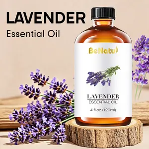 BeNatu Lavender Oil Skin Smoothing Body Oil Relax & Unwind For Diffuser, Skin & Hair Care - 120ml/4oz