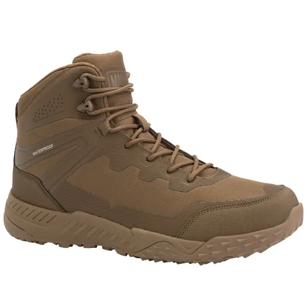 Men's Ultima Mid Waterproof Fast Boot - Coyote Work & Safety Shoe, Closed-Toe Outdoors Footwear with Rubber Sole, Breathable Mesh