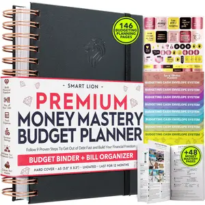Budget Planner and Monthly Bill Organizer + Cash Envelope Buget Sytem | Finance Planner, Bill Payment Tracker & Money Saving with Productivity App | Money Mindset for Attracting Financial Abundance
