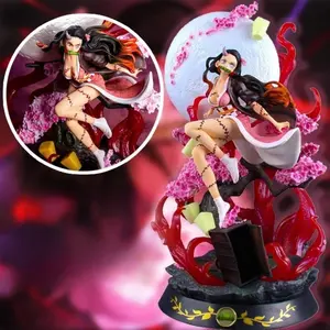 Demon Slayer Kamado Nezuko PVC Handwork 31cm Model Sculpture | Collectible Toy Figure | Desktop Decoration Ornament | Kids Birthday Gift | Best Anime Gift 2026
