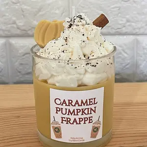 Frappe Candle, Coffee Candle, Pumpkin, Caramel, Latte