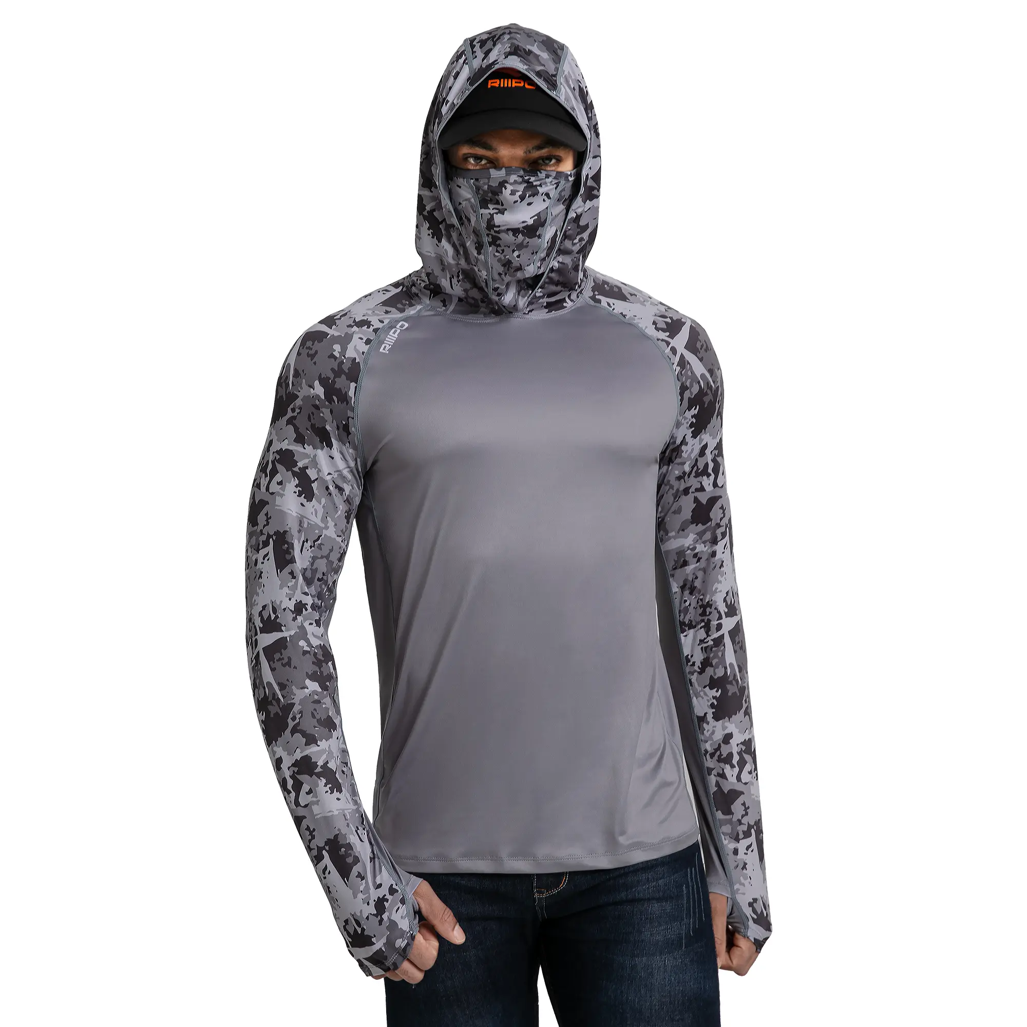 Dark Grey - Ice Crack - B