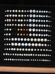 Faux Pearl & Artificial Zircon Decorated Stud Earrings Set, Cute Star & Heart & Geometric Design Earrings for Women & Girls, Trendy All-match & Exquisite Jewelry for Birthday Gift