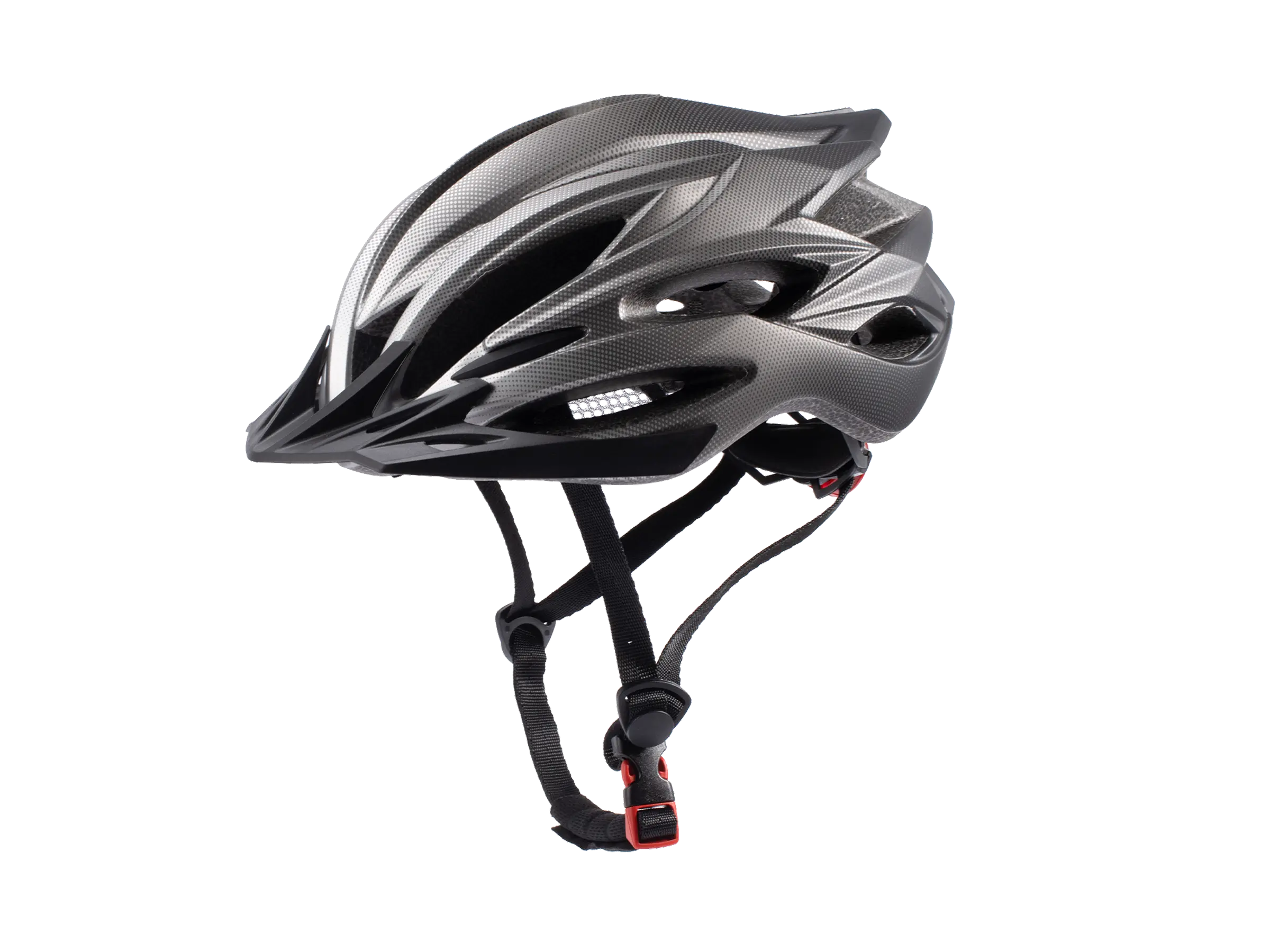 JASION Cycling Helmet Adjustable Secure Fit Unisex, Solid Protective Mountain & E-Biking Helmet for Adults, Lightweight PE/EBS Shell Design Ensures Head Safety with Snug Fit Belt (58-61cm)