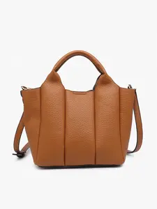 Maddox Pleated Satchel