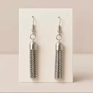 Silver Tassel Earrings