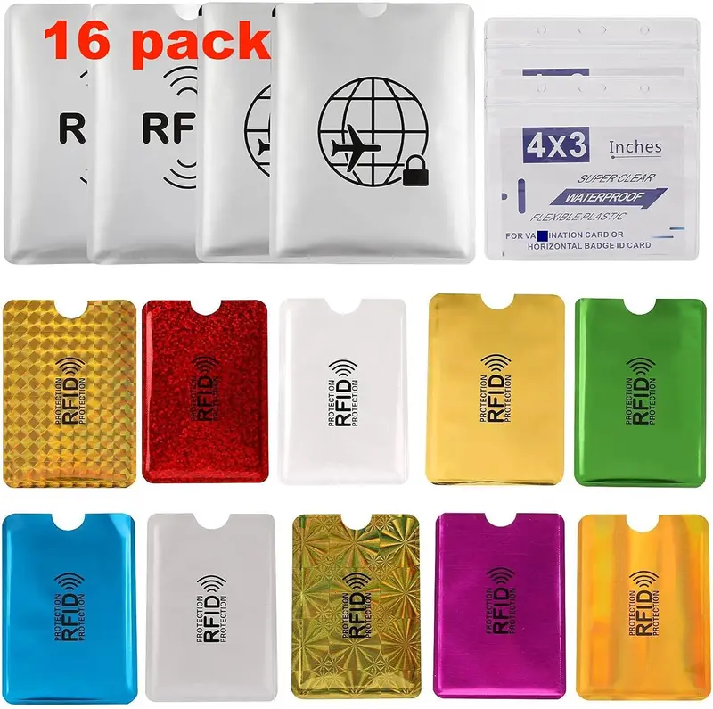 credit card sleeve protection RFID Blocking Paper Card Sleeve 3.38x2.13 Blank (1840-5084) –  SpecialistID.com main image 0