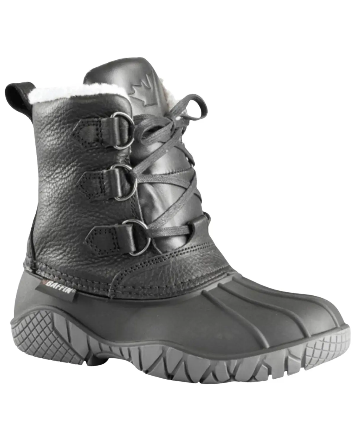 Baffin Women's Women'S Yellowknife Cuff Boot Round Toe - Cana-W003-Black
