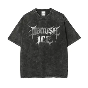 Gradient Ramp Abolish ICE Anti ICE Shirt S~5XL Oversize Unisex Washed T-Shirt for Women and Men's Unisex Fit Batik Cotton Oversize Streetwear Menswear  Super Soft Pre-Shrunk