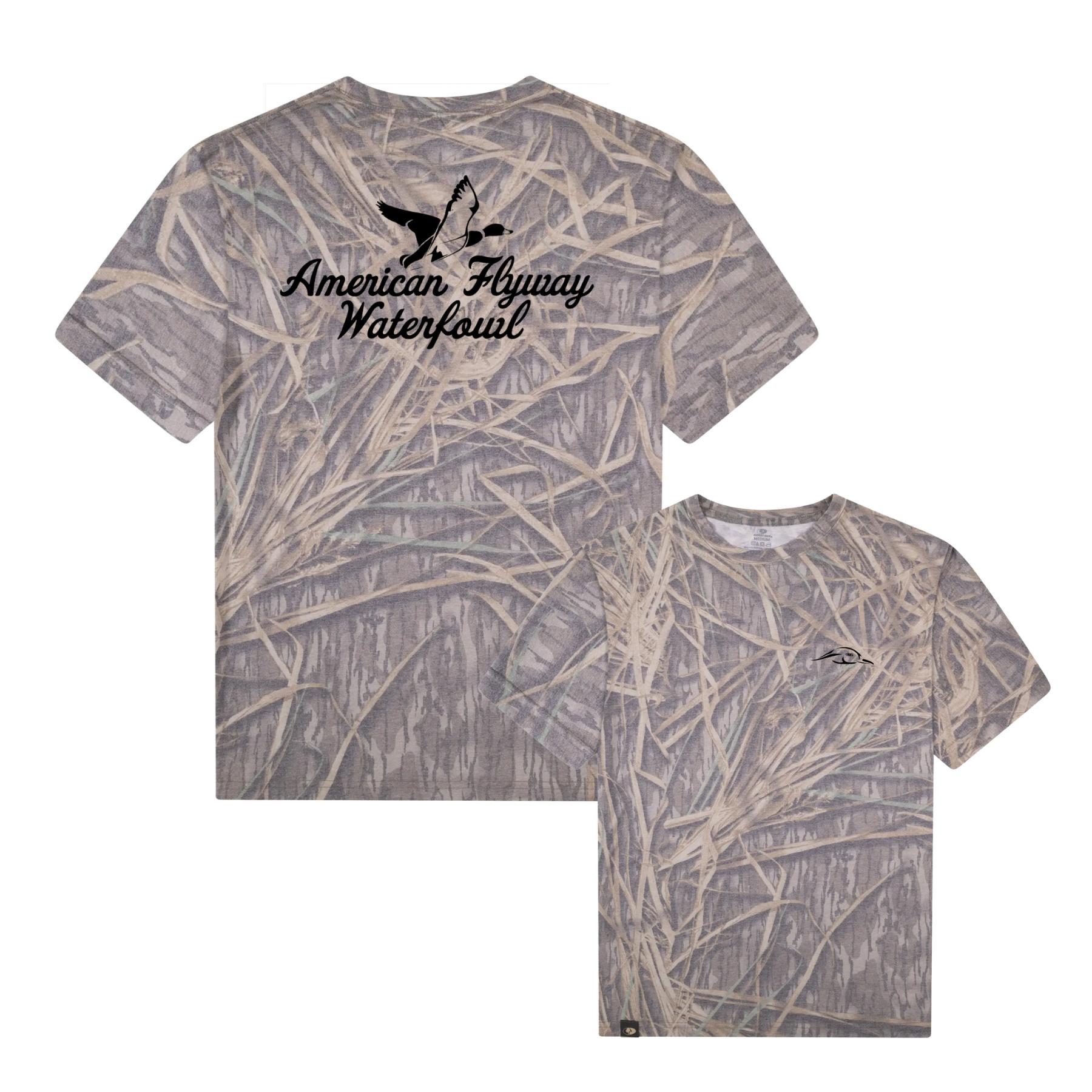 AFW Realtree Original Faded Out Tee – Premium Camo T-Shirt for Outdoor Adventures | Perfect for Hunting & Casual Wear