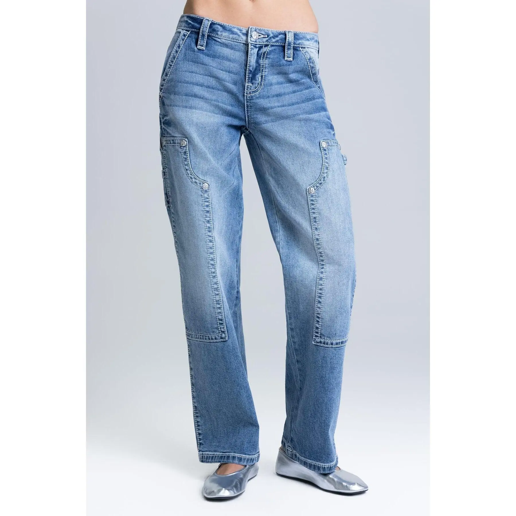 Heather Slim Wide Cargo